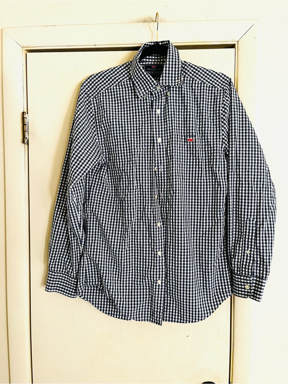 Men’s Vineyard Vines Preppy Coastal Slim Fit Tucker 100% Plaid Button Down S